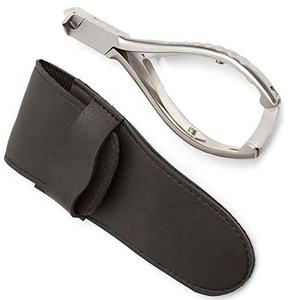 Coupe-ongles en acier inoxydable de haute qualité coupe-cuticules en forme de lune meilleur prix avec pochette en cuir PU extrêmement pointu pour les doigts - Product Image 3