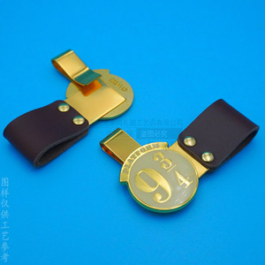 Clip Metálico para Bolígrafo Plataforma 9 3/4 con Correa de Cuero para Regalos de Papelería - Product Image 2