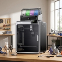 3D-принтер K2 Pro Combo FDM для крупногабаритной печати, для гранул PLA и фибры, машина для создания креативных 3D-моделей
