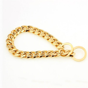 15mm Stainless Steel <strong>Dog</strong> <strong>Chain</strong> Metal Training Pet <strong>Collars</strong> Thickness Gold Silver Slip <strong>Dogs</strong> <strong>Collar</strong> <strong>for</strong> Large <strong>Dogs</strong> - Product Image 3