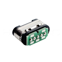 Konektor Daya Magnetik HYTEPRO M425P 5Pin, 2A Lubang Tembus untuk Sinkronisasi Data & Pengisian Daya Perangkat Pintar & Elektronik Industri
