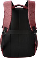 Sac à dos pour ordinateur portable Oxford imperméable marron compétitif avec port USB, pochette pour ordinateur portable 15 pouces, fermeture éclair et motif lettres