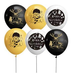 Joli <span class=keywords><strong>Harry</strong></span> anniversaire <span class=keywords><strong>Potter</strong></span> fête décoration joyeux anniversaire thème magique assistant magique école ballons dessin animé gâteau Topper - Product Image 6