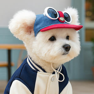 JXANRY Versão Imprimir Pet Viseira Baseball <span class=keywords><strong>Hat</strong></span> Pano Cat <span class=keywords><strong>Dog</strong></span> Chapelaria Sunscreen Sunshade para Acessório Clássico - Product Image 6