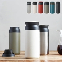 Botol kopi gaya Jepang, termos Stainless Steel 304 gaya Jepang dinding ganda