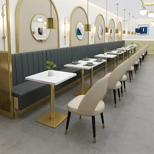 Banqueta de madera para cafetería, muebles modernos y contemporáneos, mesa de madera, fabricante de Foshan, restaurante usado, venta directa de fábrica