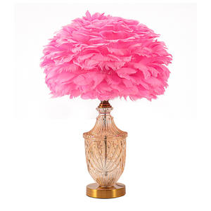 Lampe de table en cristal de luxe américaine, design moderne, à intensité variable, CRI élevé 90, lumière nocturne romantique et chaleureuse, chambre à coucher, salon, décorative - Product Image 2