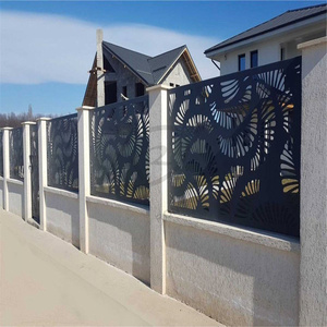 Trong nhà và ngoài trời sơn tĩnh điện Panel tường Nhôm hàng rào laser cắt - Product Image 1