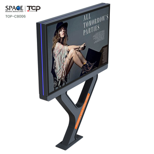 Enseigne publicitaire de rue, enseignes utilisées dans les entreprises, éclairage solaire, boîte lumineuse, éclairage LED, affichage publicitaire, TOP 110V-AC220V, aluminium - Product Image 3