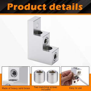 سلك تأريض ميكانيكي من الألومنيوم PB2-300 للوحة التوزيع الكهربائية، موصلان، 300 AWG، 300mcm-6sol - Product Image 3