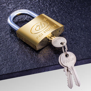 キャンダド50mm安全パッドロック金メッキ鉄製南京錠サンプルカスタマイズ可能 - Product Image 5