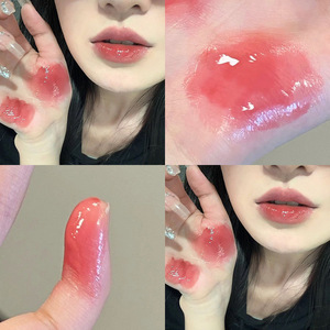 Gloss à lèvres liquide léger HERORANGE, effet miroir, hydratant longue durée, texture aqueuse non <span class=keywords><strong>grasse</strong></span>, cristal transparent - Product Image 3