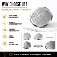 Filtre en acier inoxydable perforé durable, carré ou rond, résistant à l'usure, maille OEM ODM pour la filtration domestique et industrielle
