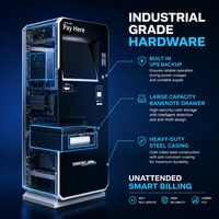 Système intelligent de gestion des parkings hospitaliers, borne de paiement automatique intelligente, interphone cloud, lecteur NFC, kiosque en libre-service