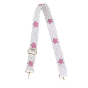 เข็มขัดผ้าปักลูกปัดหรูหราเป็นมิตรกับสิ่งแวดล้อม ลายดาวหลากสี รับผลิตตามสั่ง ขายส่ง - Product Image 1