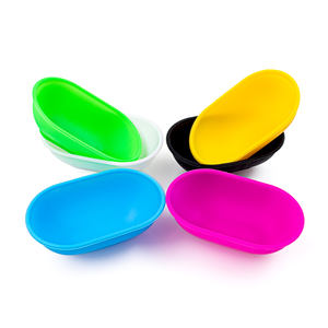 Mini-bol ovale multicolore en silicone de qualité alimentaire pour tabac, conteneur en silicone pour chicha, accessoires de fumage, bol mélangeur en silicone - Product Image 3