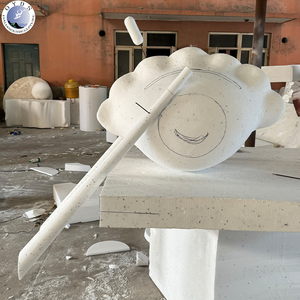Adornos de Resina con Forma de Dumplings Grandes, Hermosos Adornos de Fibra de Vidrio para Centros Comerciales y Restaurantes - Product Image 4