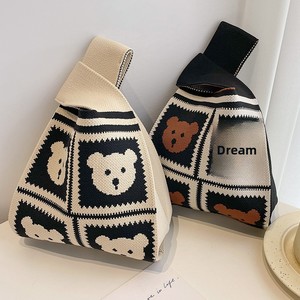 Bolso de Hombro Tejido Estilo Coreano Inspirado en Instagram para <span class=keywords><strong>Mujer</strong></span>, Bolso Pequeño Cuadrado con Cierre Abierto para Año Nuevo - Product Image 4