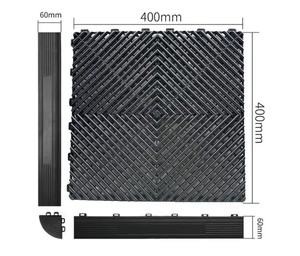 Dalles de sol en plastique modernes pour l'extérieur, en PP, amovibles, modulaires, pour <span class=keywords><strong>garage</strong></span> et showroom de voitures ou de motos - Product Image 5