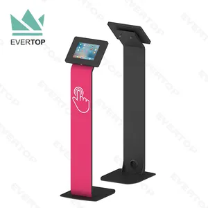 LSF08-C 10" 11" Anti-Theft Floor Free Standing Tablet PC Kiosk For IPad/Android Tablet Kiosk Stands Self Service Payment Kiosks