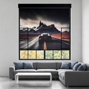 Tende <span class=keywords><strong>a</strong></span> <span class=keywords><strong>Rullo</strong></span> Elettriche Motorizzate Intelligenti <span class=keywords><strong>con</strong></span> <span class=keywords><strong>Stampa</strong></span> Integrata, Oscuranti, Grafiche Fai-da-te - Product Image 4