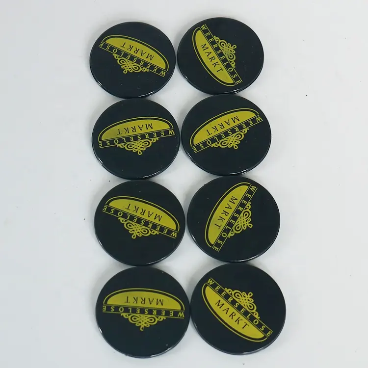Neue ankunft custom souvenir geprägte logo kunststoff token münzen