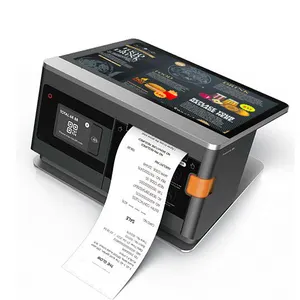 Tutti in uno sistemi di macchina pos per ristoranti pos macchina touch screen più piccolo registratore di cassa macchina registratore di cassa termica