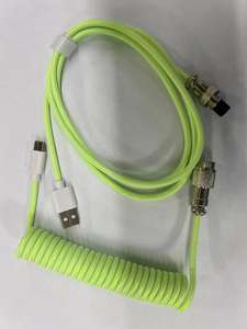 Câble de données pour clavier de jeu DIY, type aviation Type-C/USB-A, avec cuivre sans oxygène pour un transfert de données rapide et une utilisation mobile - Product Image 6