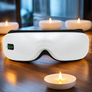 पोर्टेबल रिचार्जेबल फोल्डेबल उपकरण हीट कंप्रेशन के साथ हैंडहेल्ड वाइब्रेशन आरामदायक आई मसाजर - Product Image 3