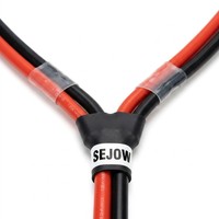Câble en Y de balance parallèle XT60 pour double batterie, 12AWG, silicone, FPV RC LiPo, faisceau de câbles OEM personnalisé en vrac