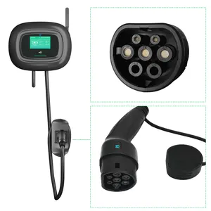 7-22kw AC EV Charger Type 2 Or Type 1 Plug Wallbox Fast Electric Vehicle EV Charging Stations