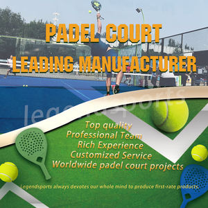 Pista de Pádel de Nuevo Diseño, Pista de Tenis de Pádel Exterior de Acero de Alta Calidad, Plataforma Panorámica, Césped <span class=keywords><strong>Artificial</strong></span> - Product Image 5