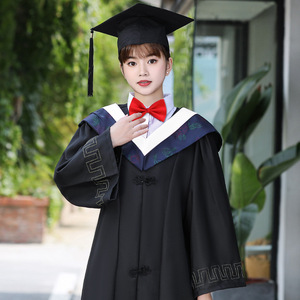 Vestiti da scapolo all'ingrosso abiti da uomo e da donna in stile College vestiti da laurea in arti liberali - Product Image 4