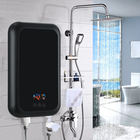 Chauffe-eau électrique instantané mural 220-240V 9000W avec affichage LED et température réglable pour salle de bain