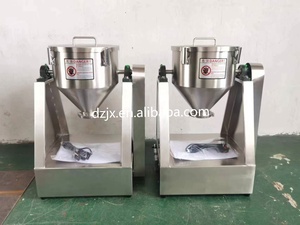 Dzjx công nghiệp nóng bán 5L phòng thí nghiệm <span class=keywords><strong>Mini</strong></span> TUMBLING trống trộn bột nhỏ đơn đôi nón trộn máy - Product Image 4