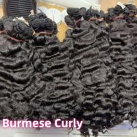 Cheveux humains de haute qualité avec cuticules alignées pour éviter les nœuds, mèches lisses 100 % non traitées pour anniversaire