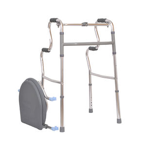 Vente en gros de marcheur pour personnes âgées marcheur pliable marcheur adulte déambulateur en aluminium avec siège toilette - Product Image 1