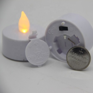 Thiết lập của 2 Pin hoạt động Mini nhựa <span class=keywords><strong>LED</strong></span> tealight - Product Image 6