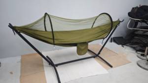 <span class=keywords><strong>Hamac</strong></span> de camping ultraléger avec <span class=keywords><strong>moustiquaire</strong></span> et sangles de fixation rapide pour la randonnée, les voyages et le jardin - Product Image 5