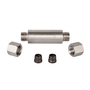 Raccord de tuyauterie à sertissage unique en acier inoxydable 316 DIN2353, connecteur hydraulique 6-42 mm, type droit - Product Image 5