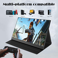 Moniteur de jeu LCD IPS HDR USB-C 2560x1600 2K 16 pouces portable pour ordinateur portable/PC/Mac/téléphone avec double écran et utilisation sur ordinateur de bureau