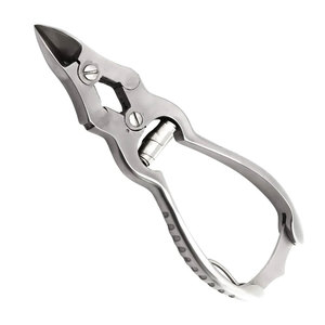 Customized Nail Plier With Curved Blade Stainless Steel Professional Reliable Grooming Tool for Cuticle Trimming Nail <b>Care</b> Plier - Product Image 1