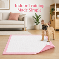 Tapis de sol pour chiots en gros Pet Care Factory avec couche absorbante avancée et film anti-fuite pour l'apprentissage de la propreté en cage et les chiens âgés