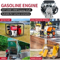 2025 nouveau moteur à essence à double cylindre DHT1000E 35hp V moteur à double cylindre DUCAR moteur à essence à 2 cylindres