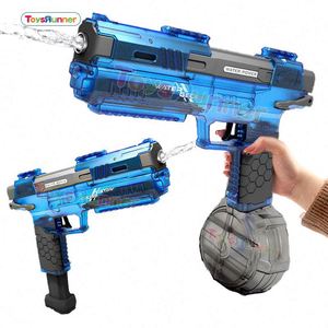ปืนฉีดน้ำไฟฟ้าราคาประหยัด ของเล่นเด็ก รุ่น Realistic Toysrunner ชาร์จ USB ความจุ 1000 มล. ผลิตจากพลาสติก ABS ยิงลูกบอลอัตโนมัติ - Product Image 3