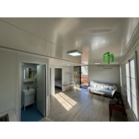 Casa Villa Prefabricada Plegable de Acero Ligero de 5 Dormitorios, Contenedor de Envío Expandible de 40 y 20 Pies, Lista para Usar en Venta