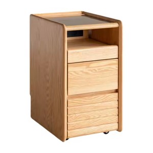 Di chuyển tre đầu giường với 2 ngăn kéo ẩn xử lý cạnh giường ngủ bảng gỗ bên bảng cho đồ nội thất phòng ngủ - Product Image 1