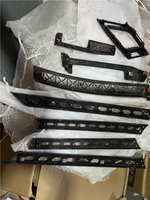 Panneau central de levier de vitesses en fibre de carbone véritable personnalisé pour tableau de bord intérieur, compatible avec BMW Série 3 E46 1998-2005 (conduite à gauche)