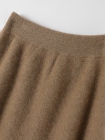 Nouvelle jupe mi-longue 100% cachemire pour femme, robe d'automne-hiver, robe en forme de H