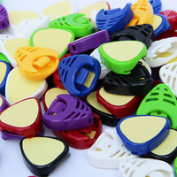 celluloïd guitare médiators avec étui de support de médiator en plastique pour guitare accessoires d'instruments de musique